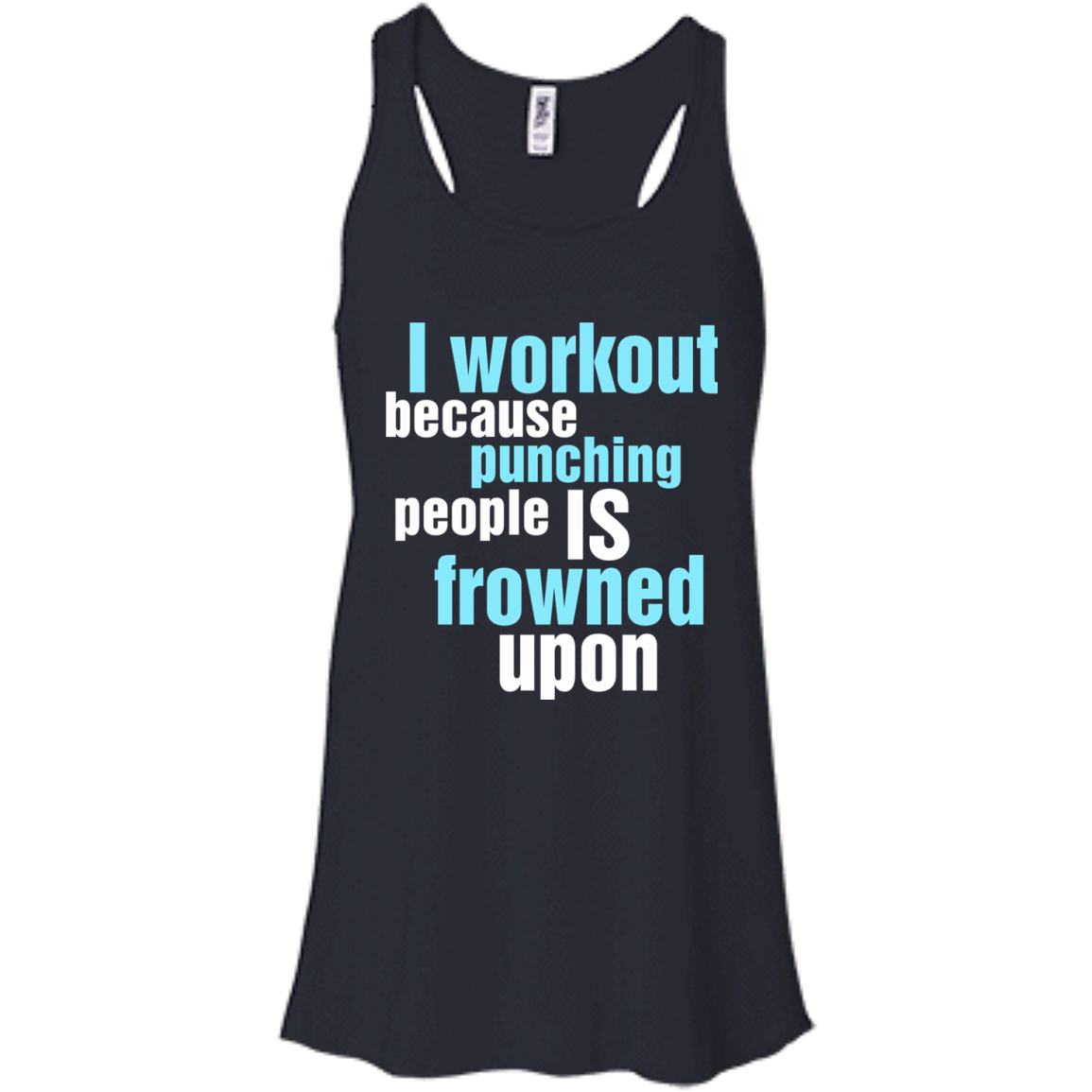 I Workout Because Punching People Is Frowned Upon T-Shirt - TeeDragons