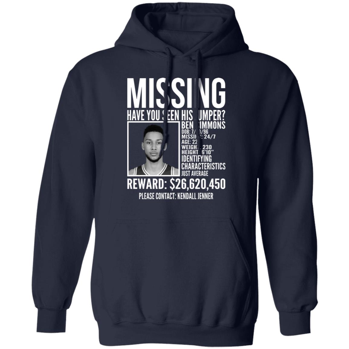 Ben Simmons missing shirt