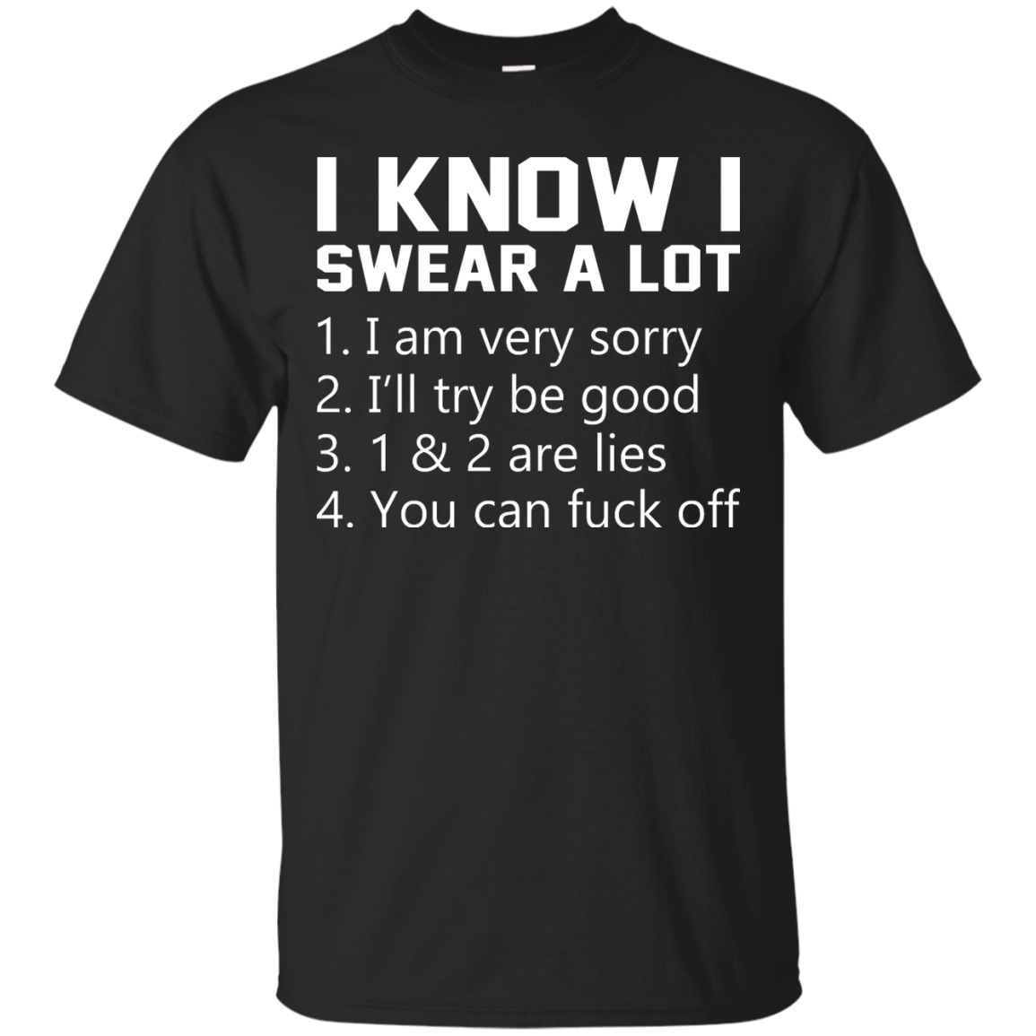 I Know I Swear A Lot Shirt, Hoodie, Tank - TeeDragons