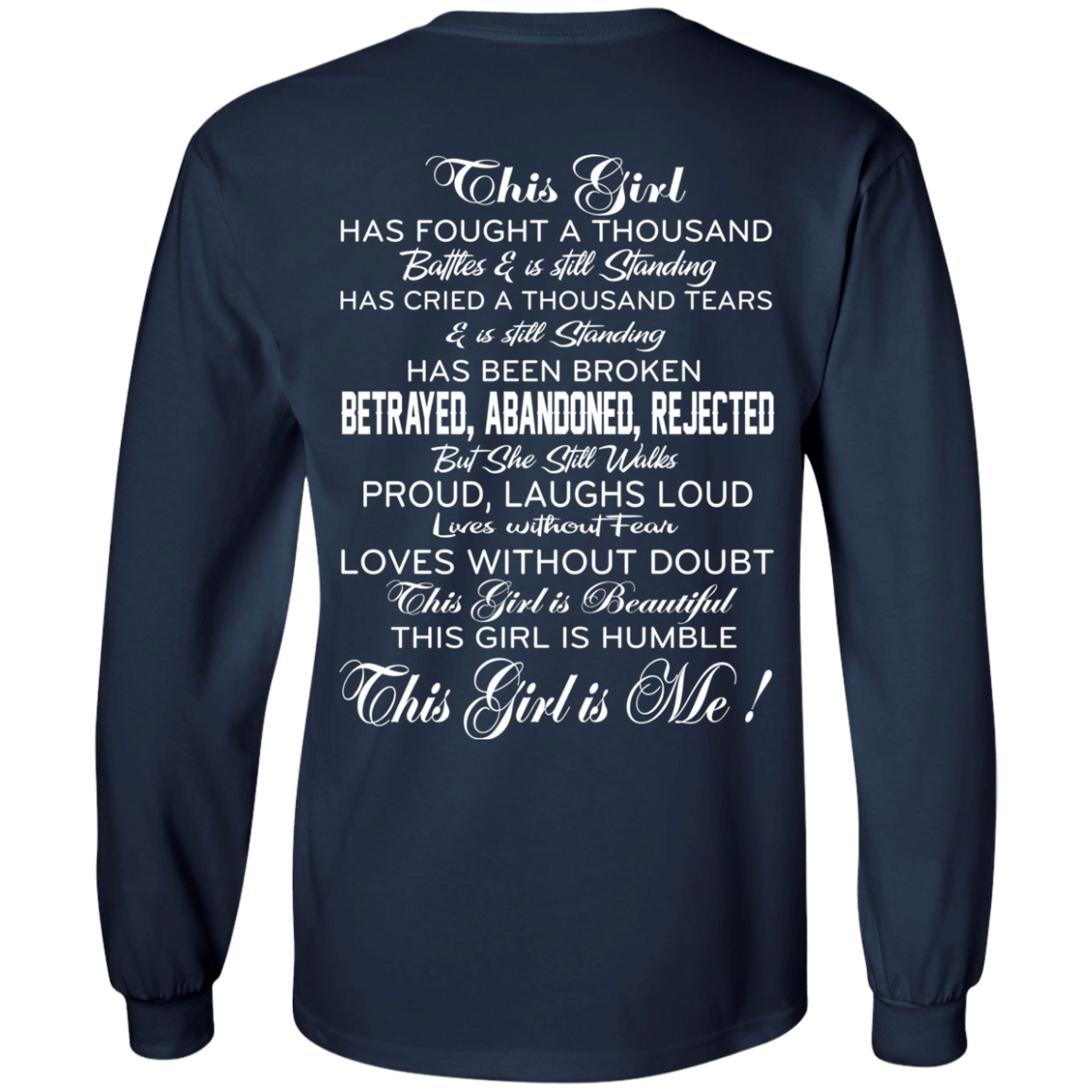 This Girl Is Beautiful, This Girl Is Humble Shirt, Hoodie, Tank - Back Design - TeeDragons