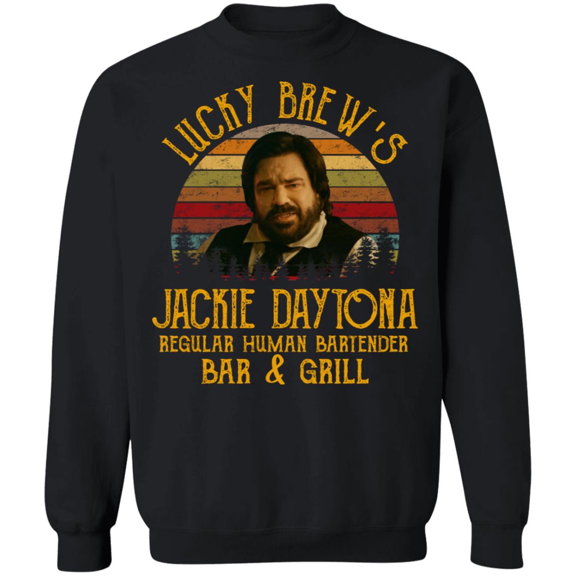 Lucky Brew’s Jackie Daytona Regular Human Bartender Shirt