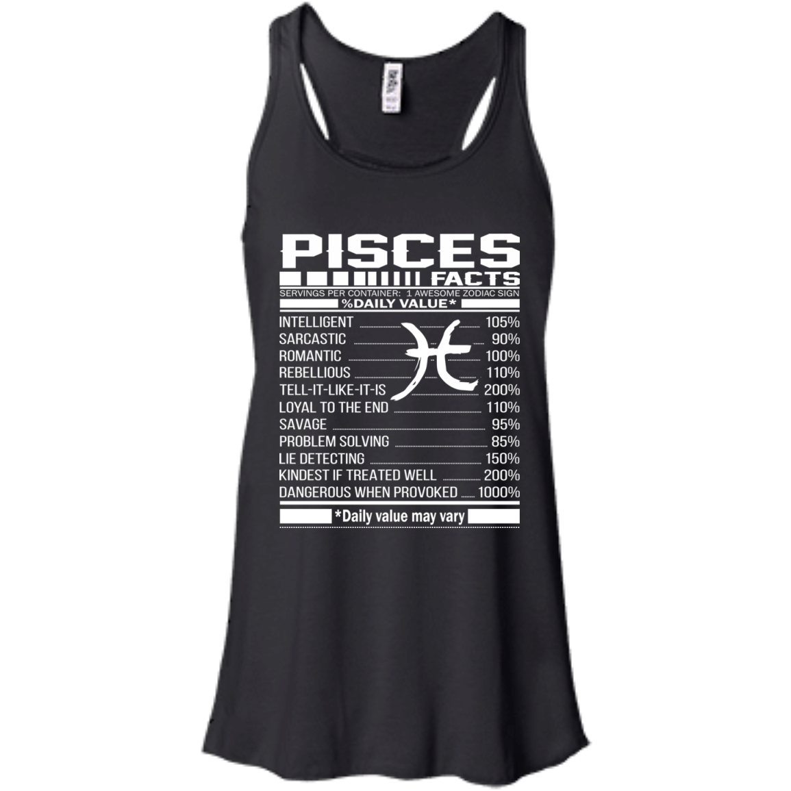 Pisces Facts - Awesome Zodiac Sign - %Daily Value Shirt, Hoodie, Tank - TeeDragons