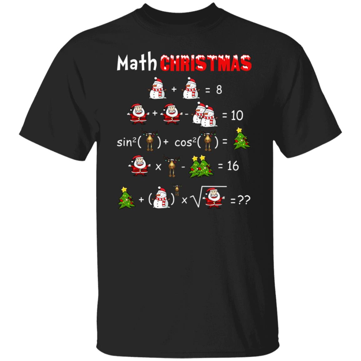 Math Christmas Shirt