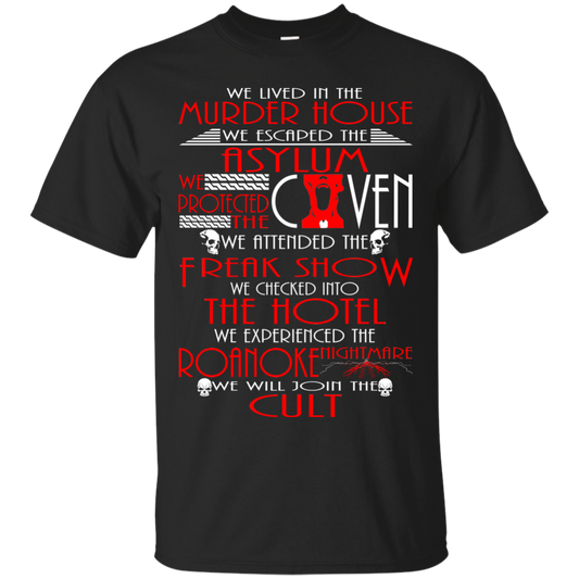 We lived in the Murder House, We escaped The Asylum T-Shirt - TeeDragons