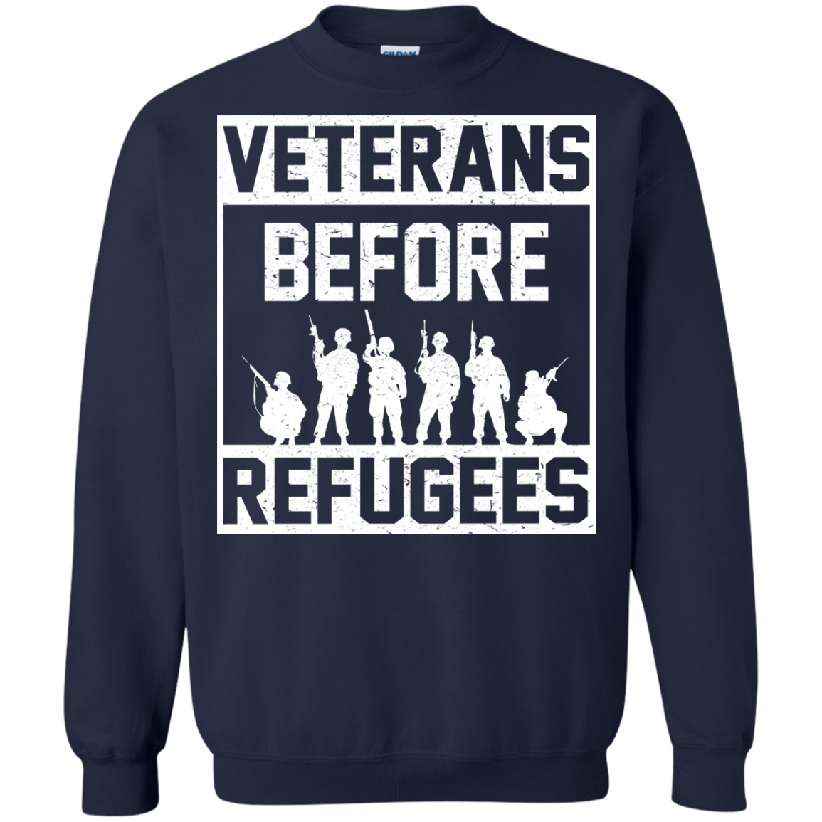 Veterans Before Refugees Shirt, Hoodie, Tank - TeeDragons