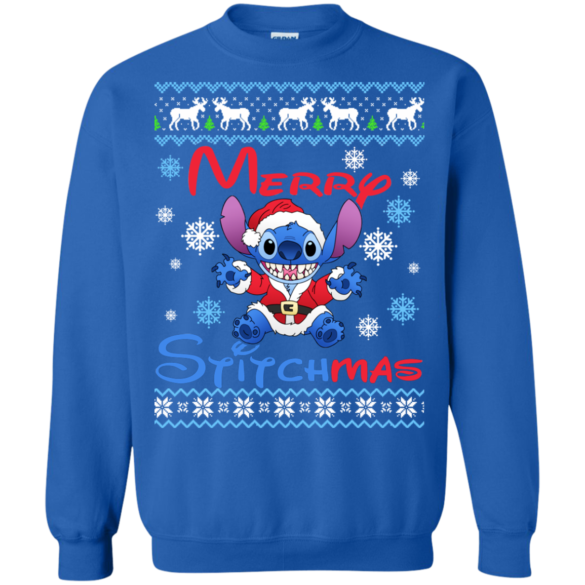 Disney Christmas Lilo Stitch Stitch Ugly Sweater Sweatshirt