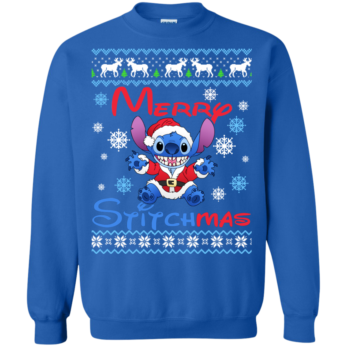 Stitch Merry Stitchmas Ugly Christmas Sweater TeeDragons