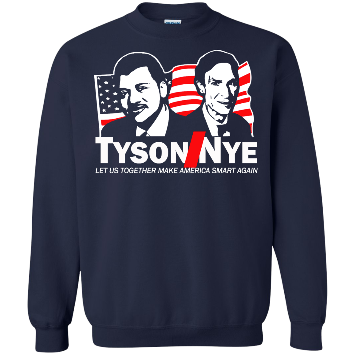 Tyson / Nye - Let Us Together Make America Smart Again Shirt, Hoodie, Tank - TeeDragons