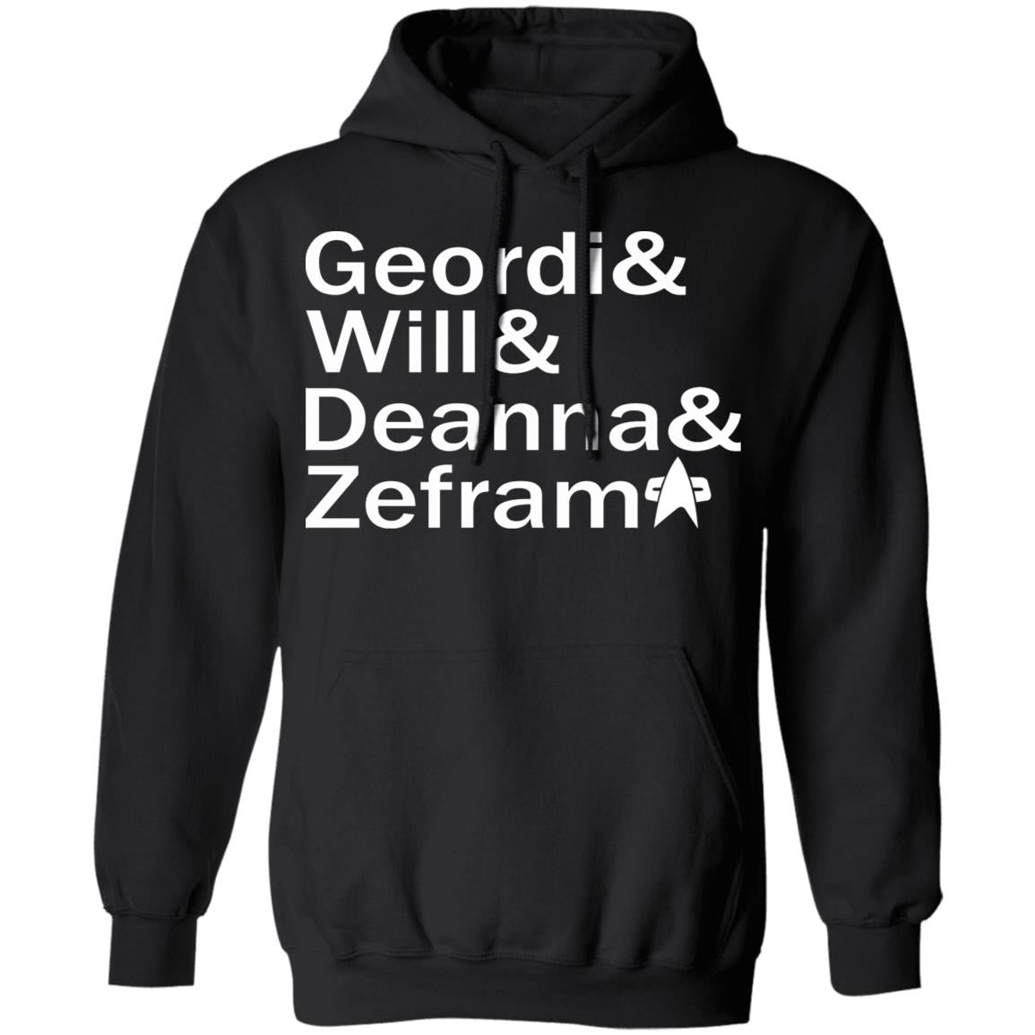 Geordi And Will And Deanna And Zefram Shirt