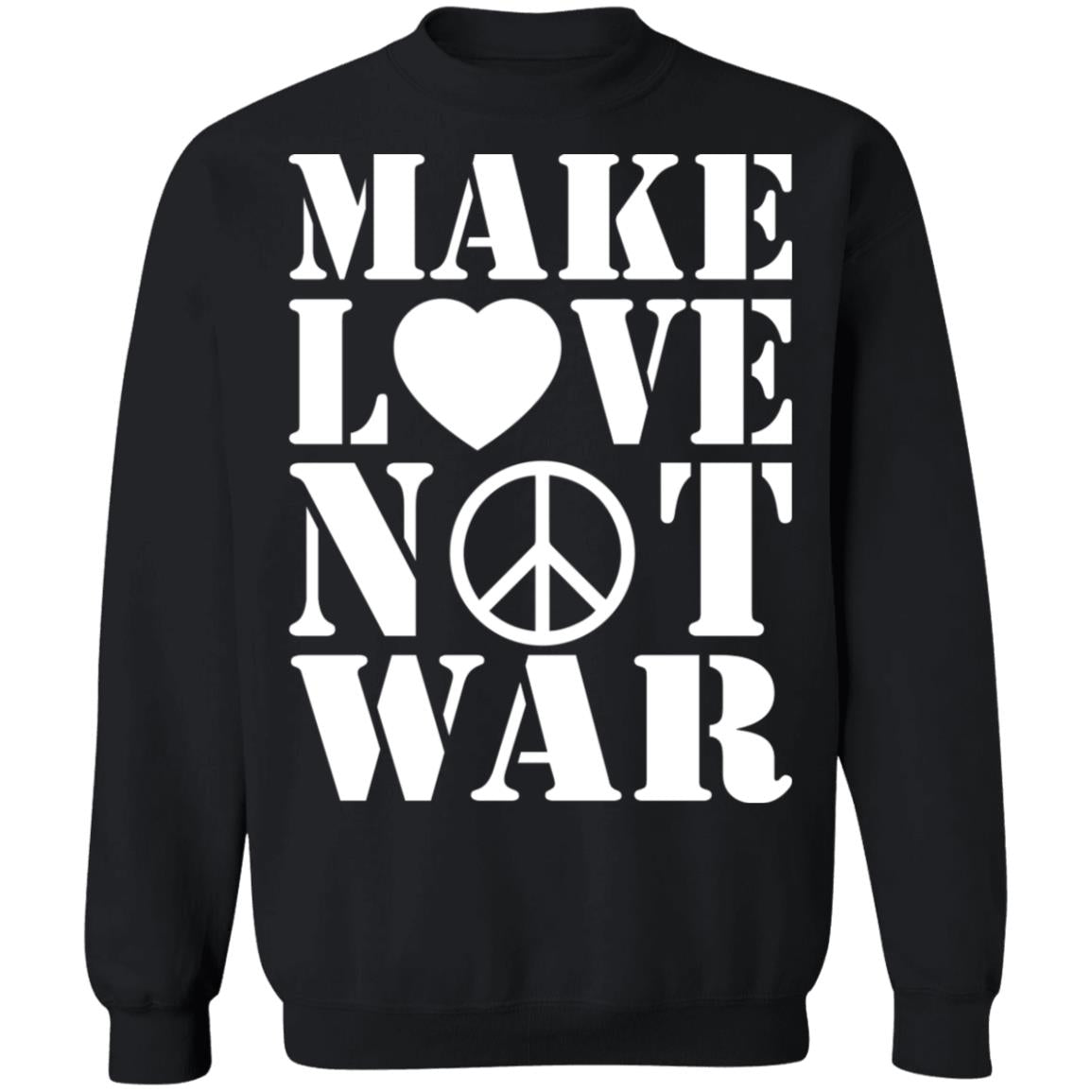 Make love not war shirt
