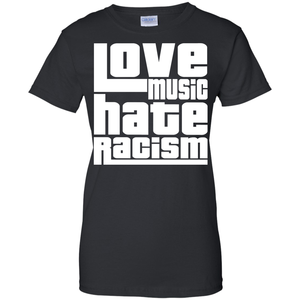 Love Music Hate Racism Shirt, Hoodie, Tank - TeeDragons