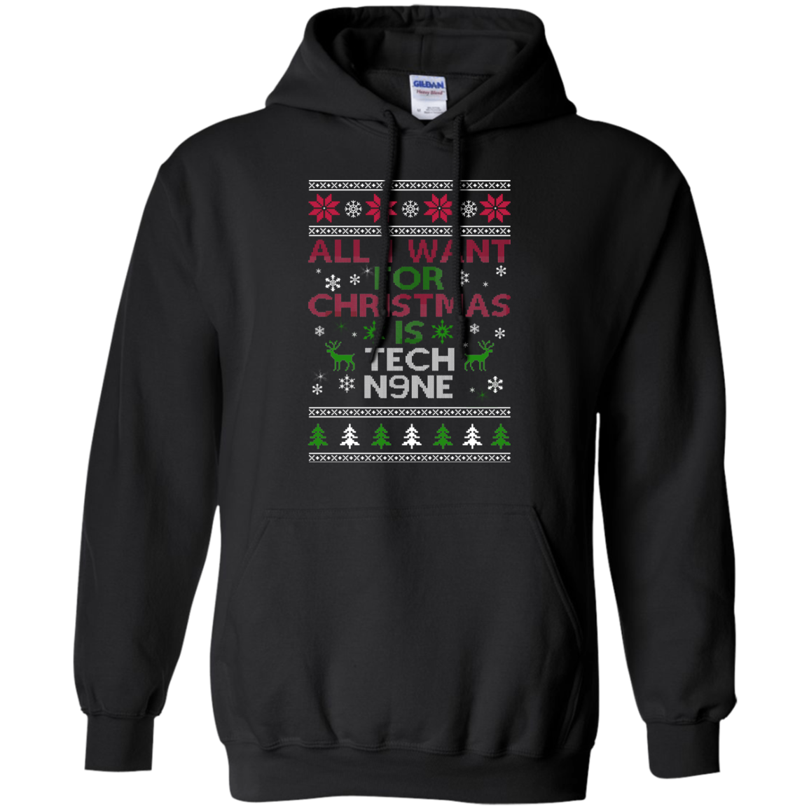 All I Want For Christmas Is Tech N9NE Christmas Sweater - TeeDragons