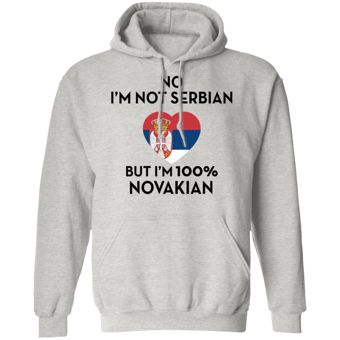 No I'm not Serbian but I'm 100% Novakian shirt