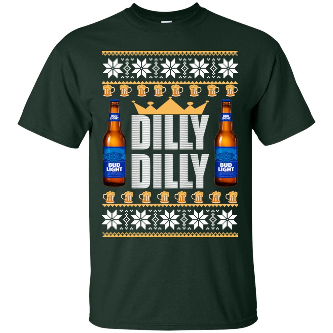 Bud Light Dilly Dilly Beer Christmas Sweater - TeeDragons