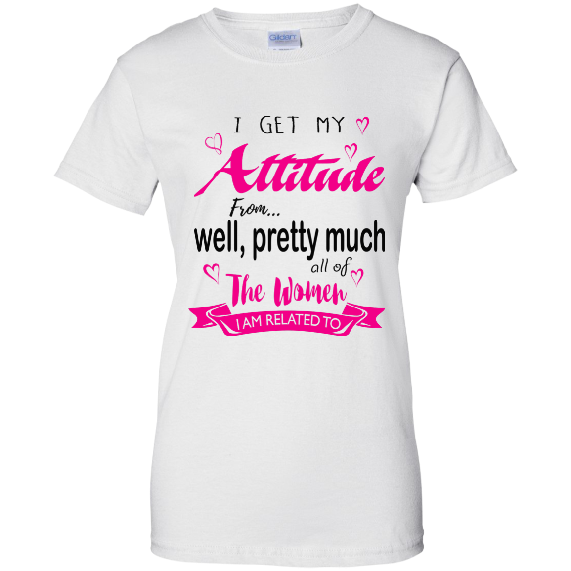 I Get My Attitude From Well Pretty Much.. T-Shirt, Hoodie & Tank - TeeDragons