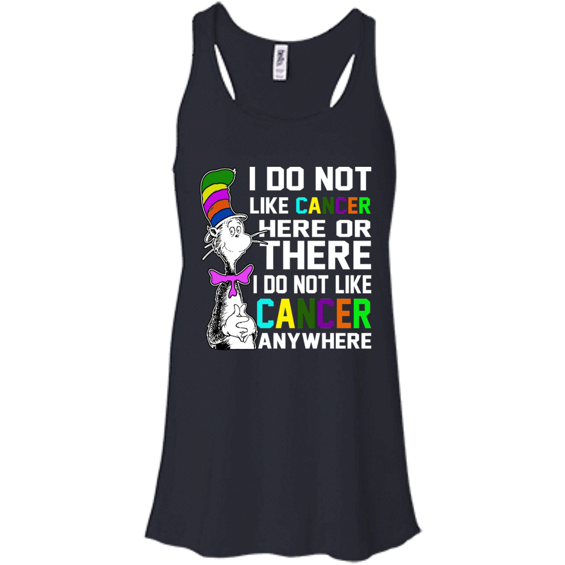 I Do Not Like Cancer Here Or There I Do Not Like Cancer Anywhere T-Shirt - TeeDragons