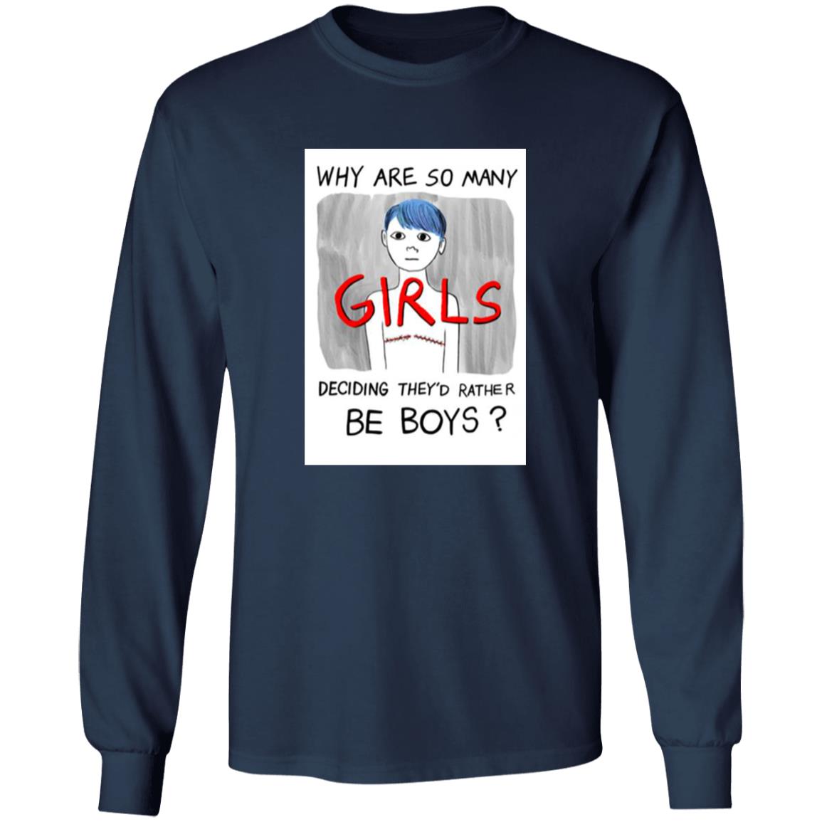 Why Are So Many Girls Deciding They'd Rather Be Boys Shirt