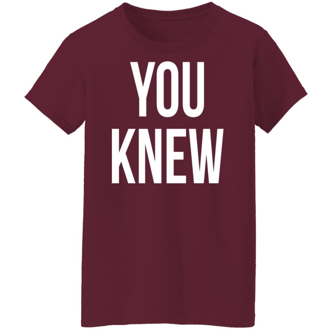 Madison Shanley You Knew Shirt