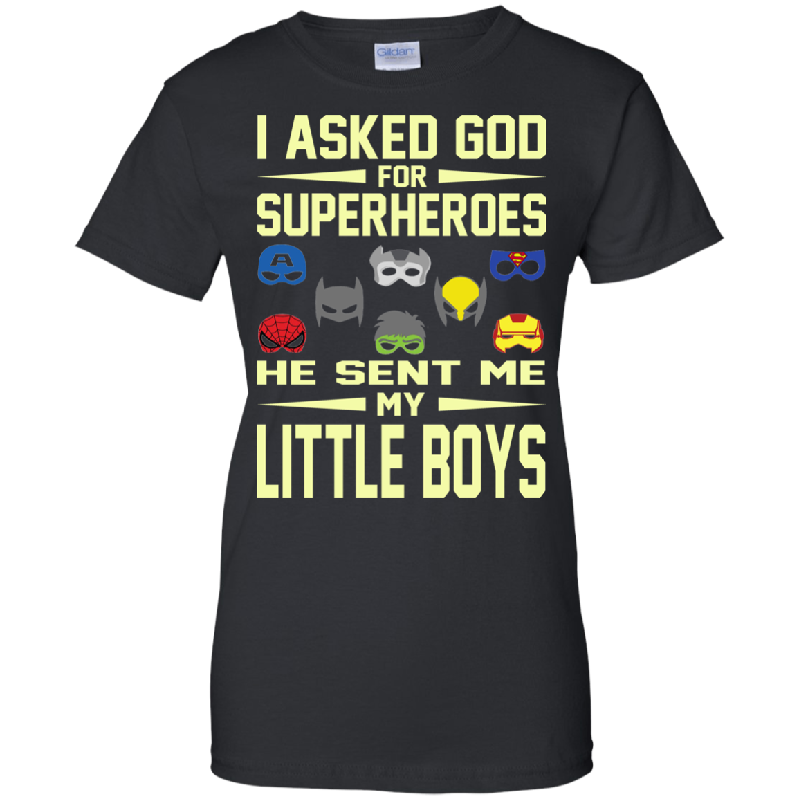 I Asked God For Superheroes He Sent Me My Little Boys Shirt, Hoodie - TeeDragons