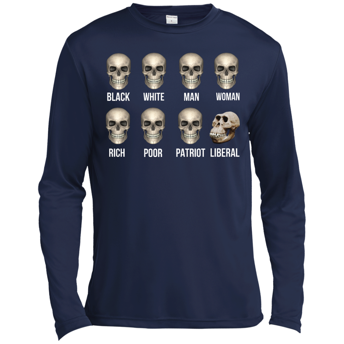 Skulls of Modern America -  All people was created equal except Liberal skull shirt - TeeDragons