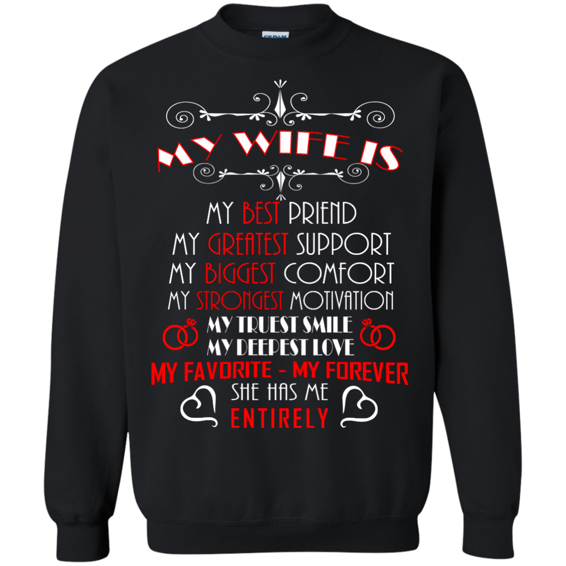 My Wife Is My Best Friend - She Has Me Entirely Shirt, Hoodie, Tank - TeeDragons