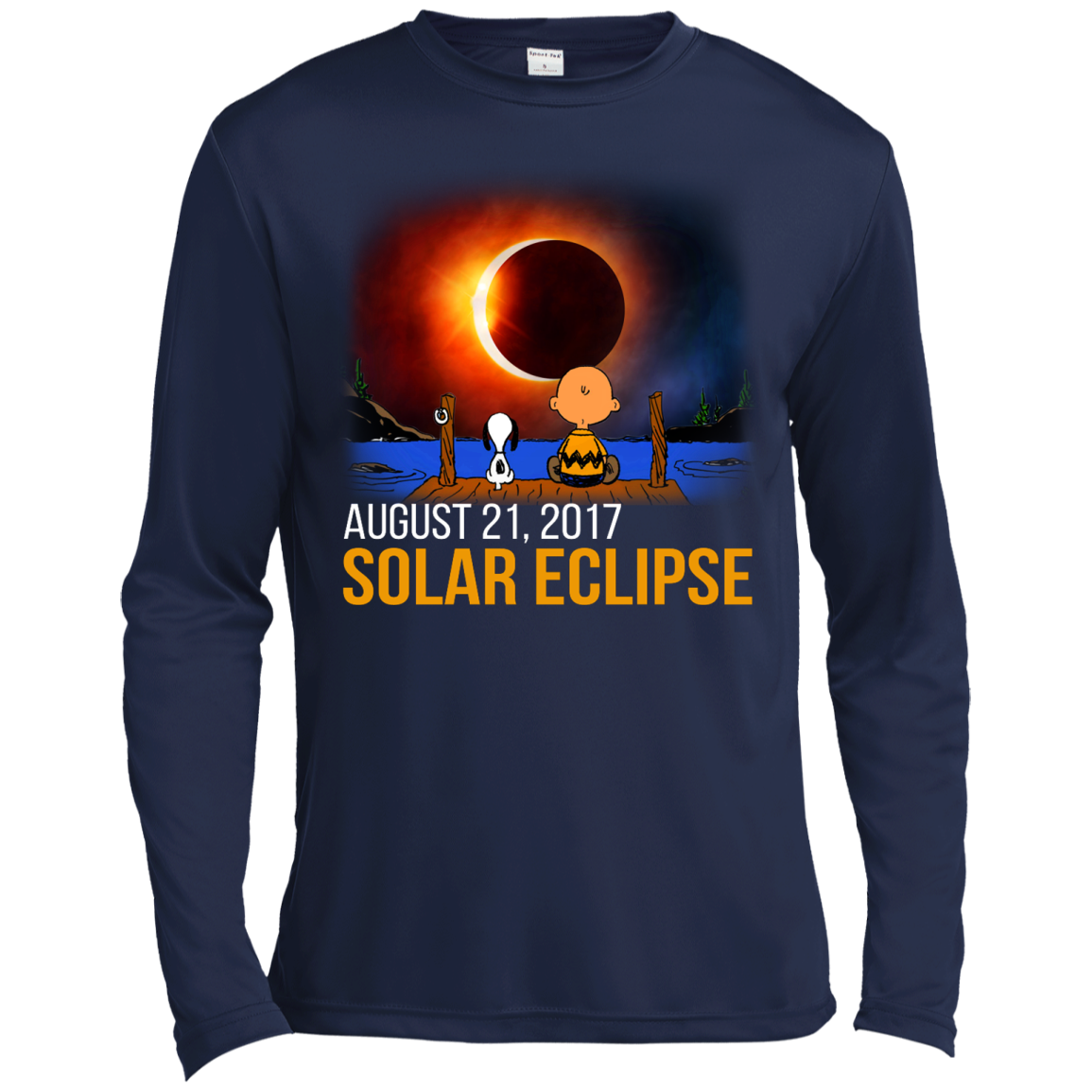 Snoopy and Charlie Brown - Solar Eclipse August 21, 2017 Shirt, Hoodie - TeeDragons