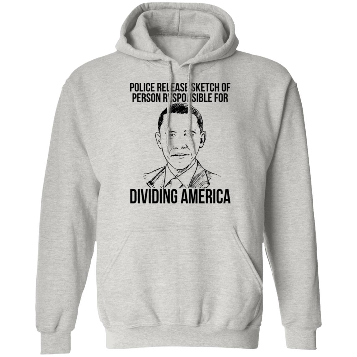 Police release sketch of person responsible for dividing america shirt