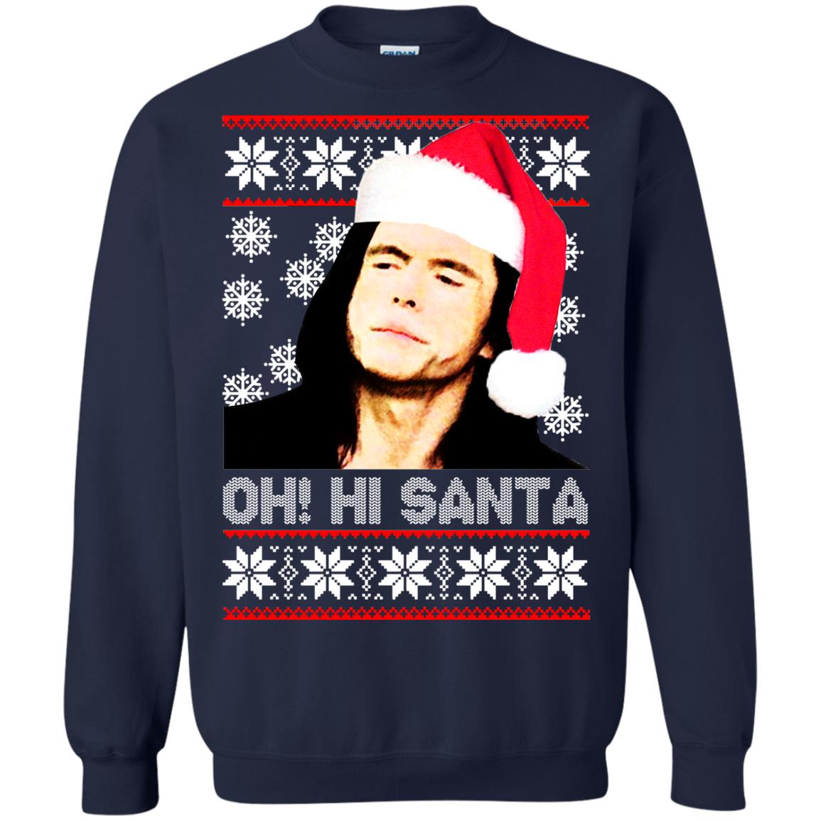 The Room Oh Hi Santa Christmas Sweater - TeeDragons