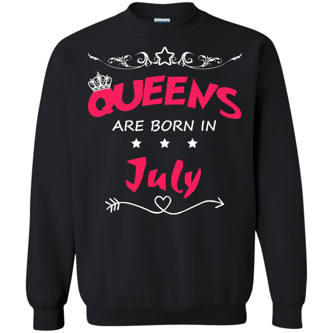 Queens Are Born In July Shirt, Hoodie, Tank - TeeDragons