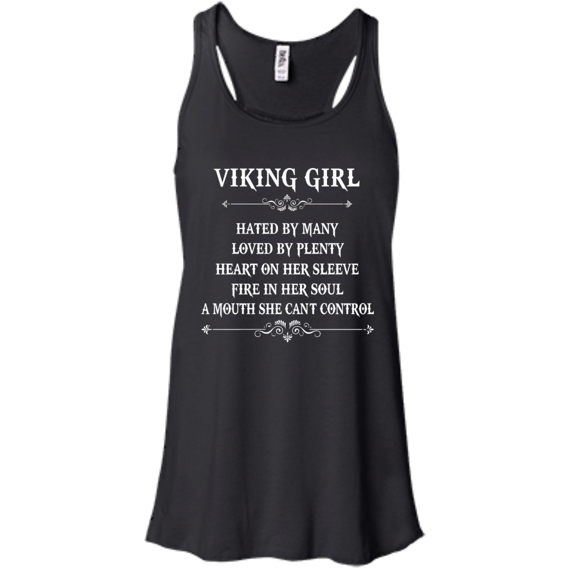 Viking Girl - Hated By Many, Loved By Plenty Heart On Her Sleeve T-Shirt - TeeDragons
