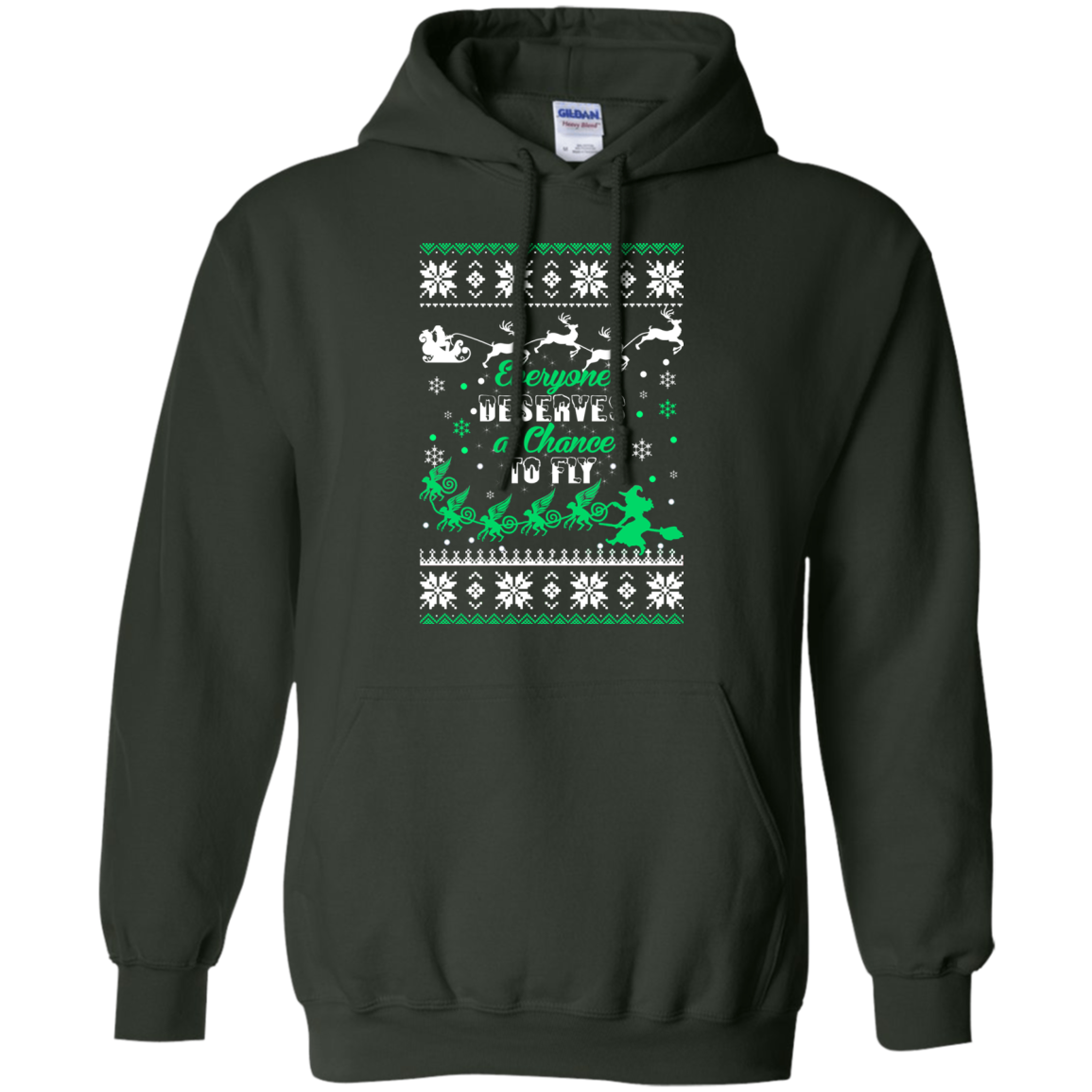 Everyone Deserves A Chance To Fly Christmas Sweater - TeeDragons