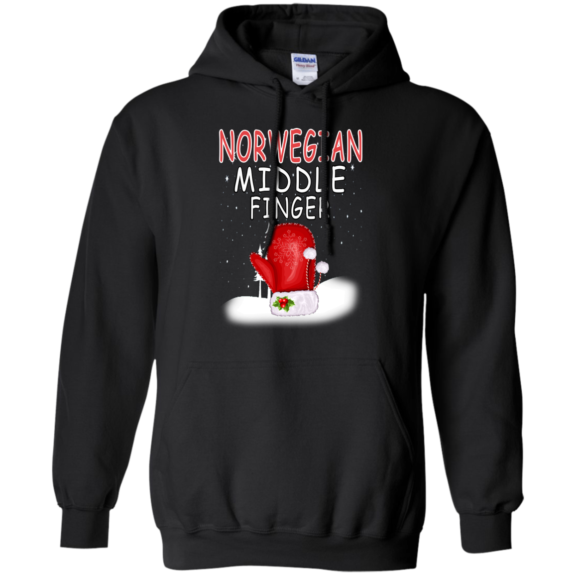 Christmas Norwegian Middle Finger Shirt, Sweatshirt - TeeDragons
