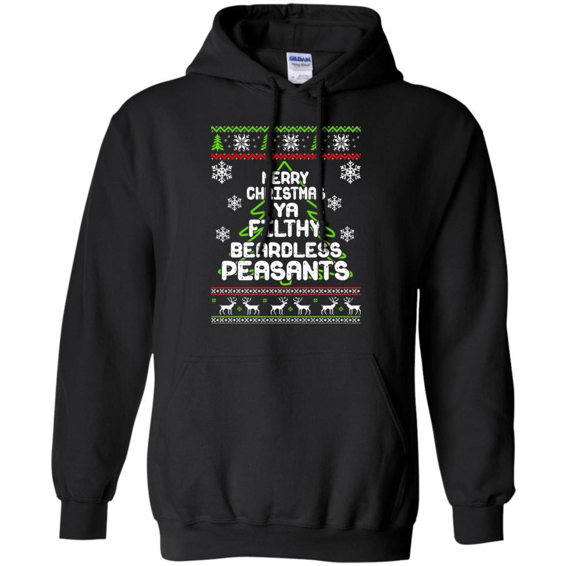 Merry Christmas Ya Filthy Beardless Peasants Christmas Sweater - TeeDragons