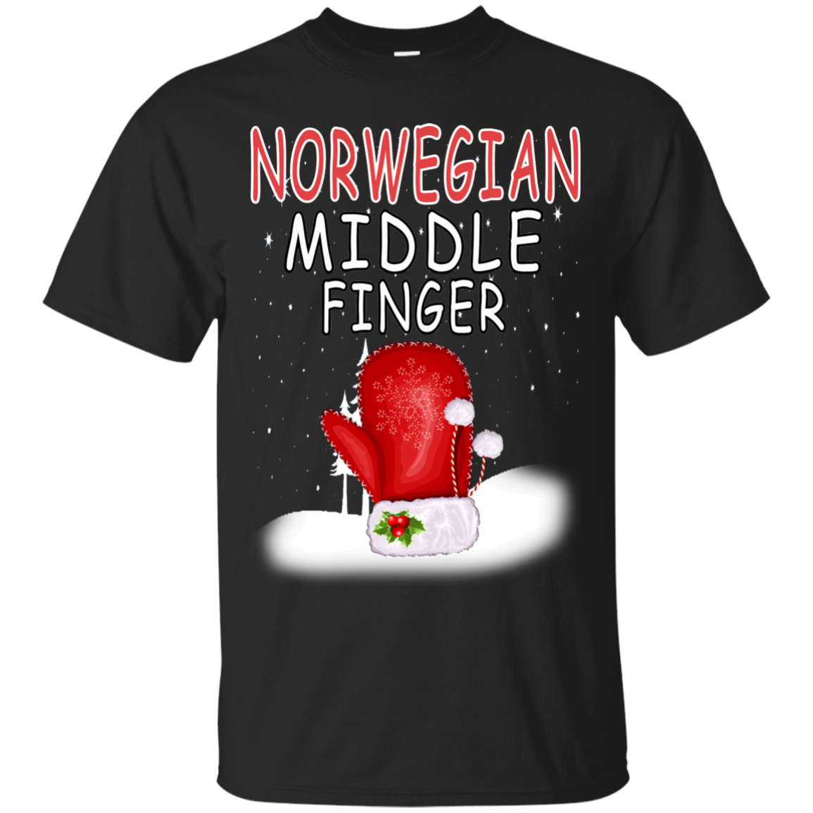 Christmas Norwegian Middle Finger Shirt, Sweatshirt - TeeDragons