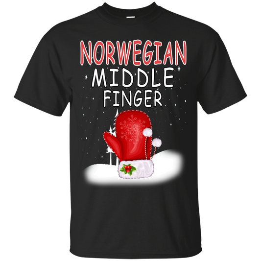 Christmas Norwegian Middle Finger Shirt, Sweatshirt - TeeDragons