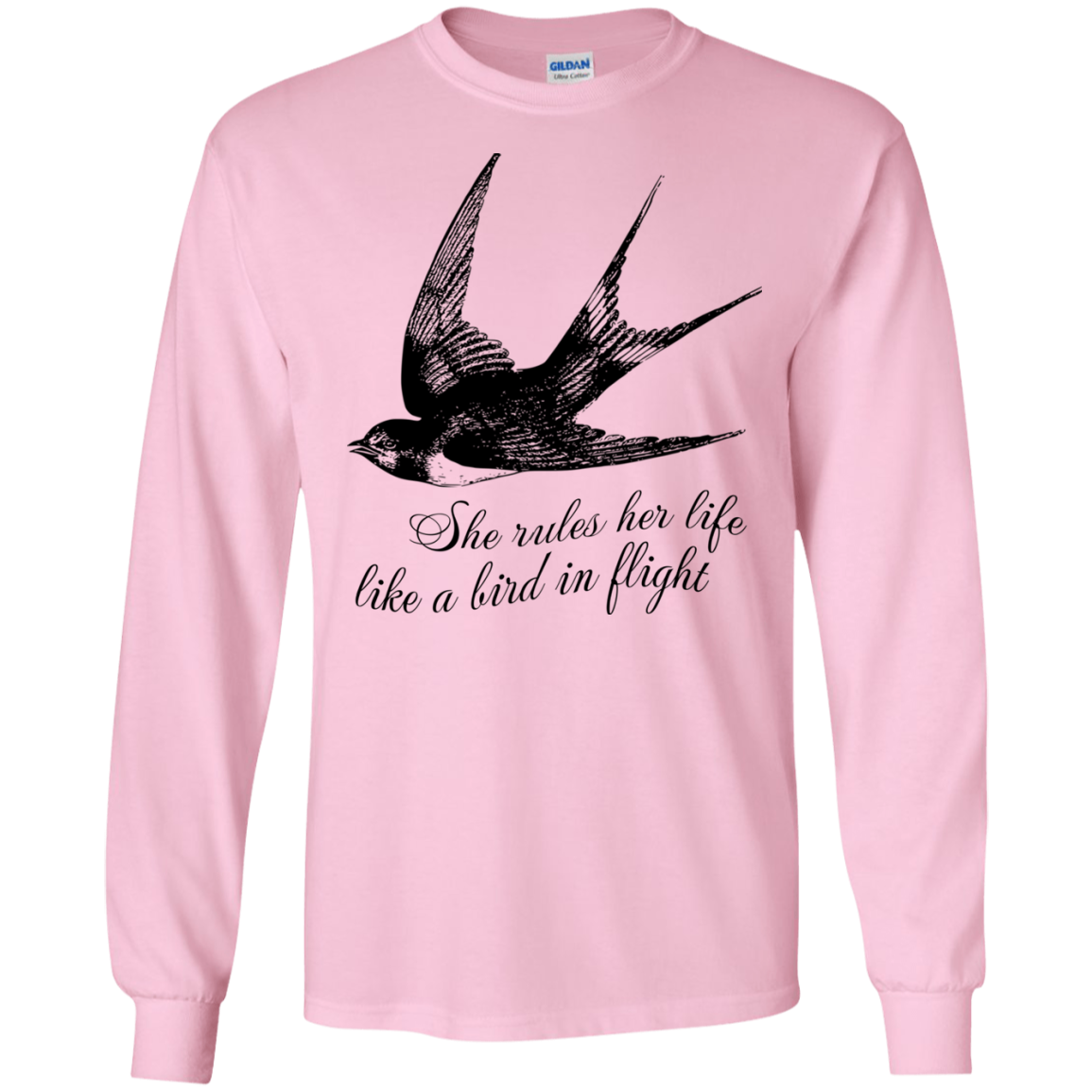 She Rules Her Life Like A Bird In Flight Shirt, Hoodie, Tank - TeeDragons