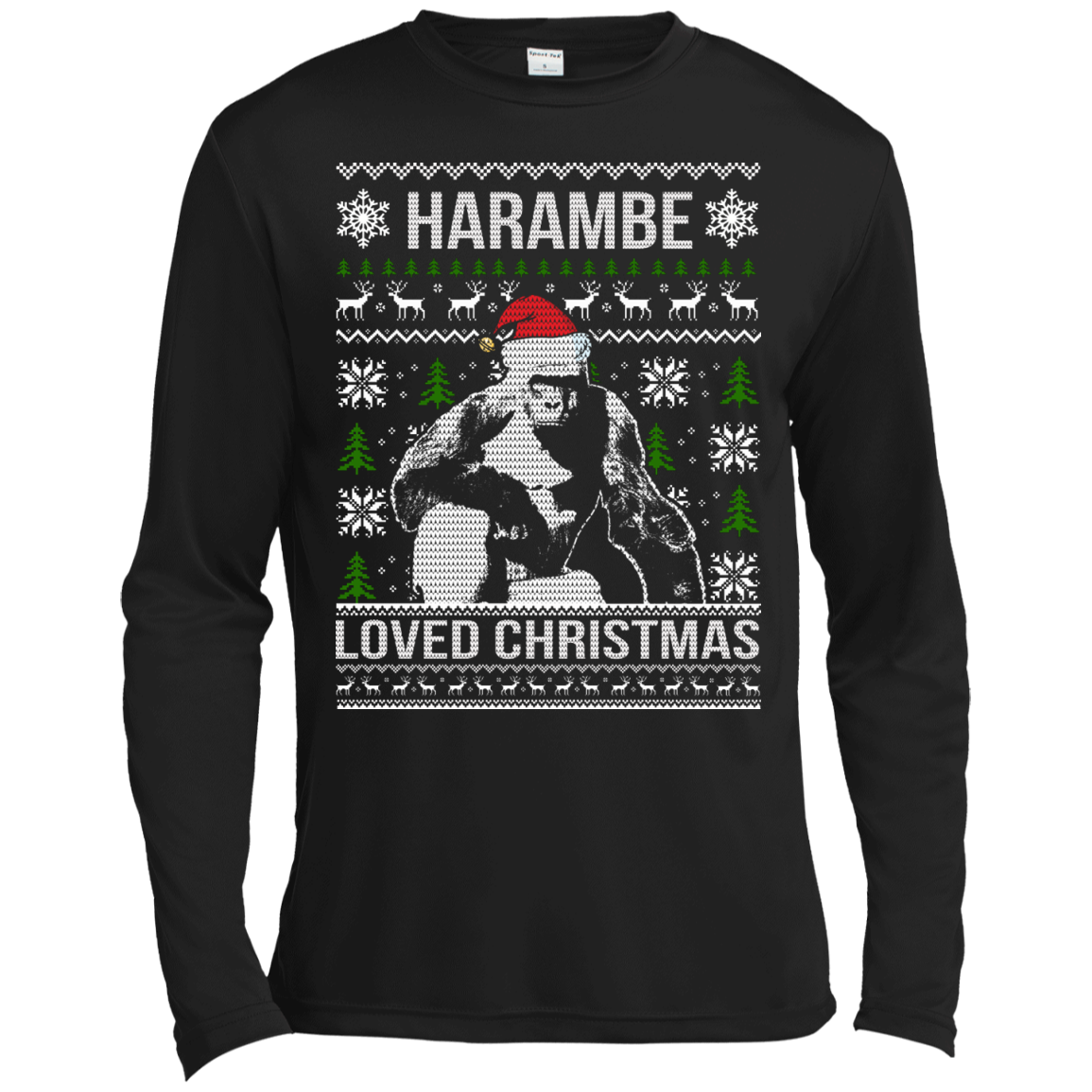Harambe Loved Christmas Sweater, Shirt, Hoodie - TeeDragons