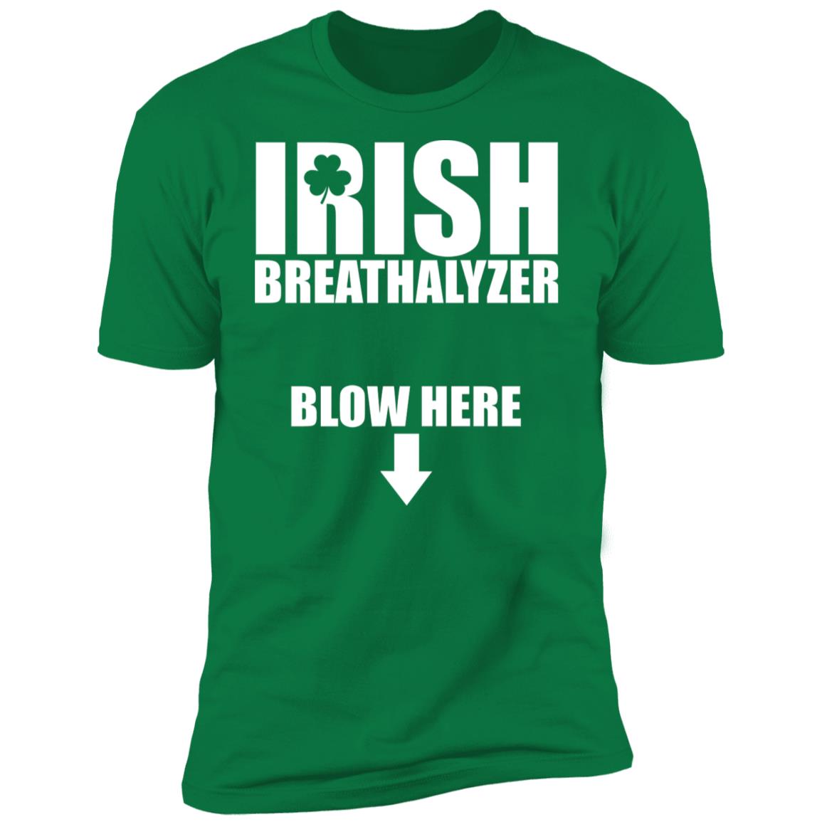 Irish breathalyzer blow here shirt