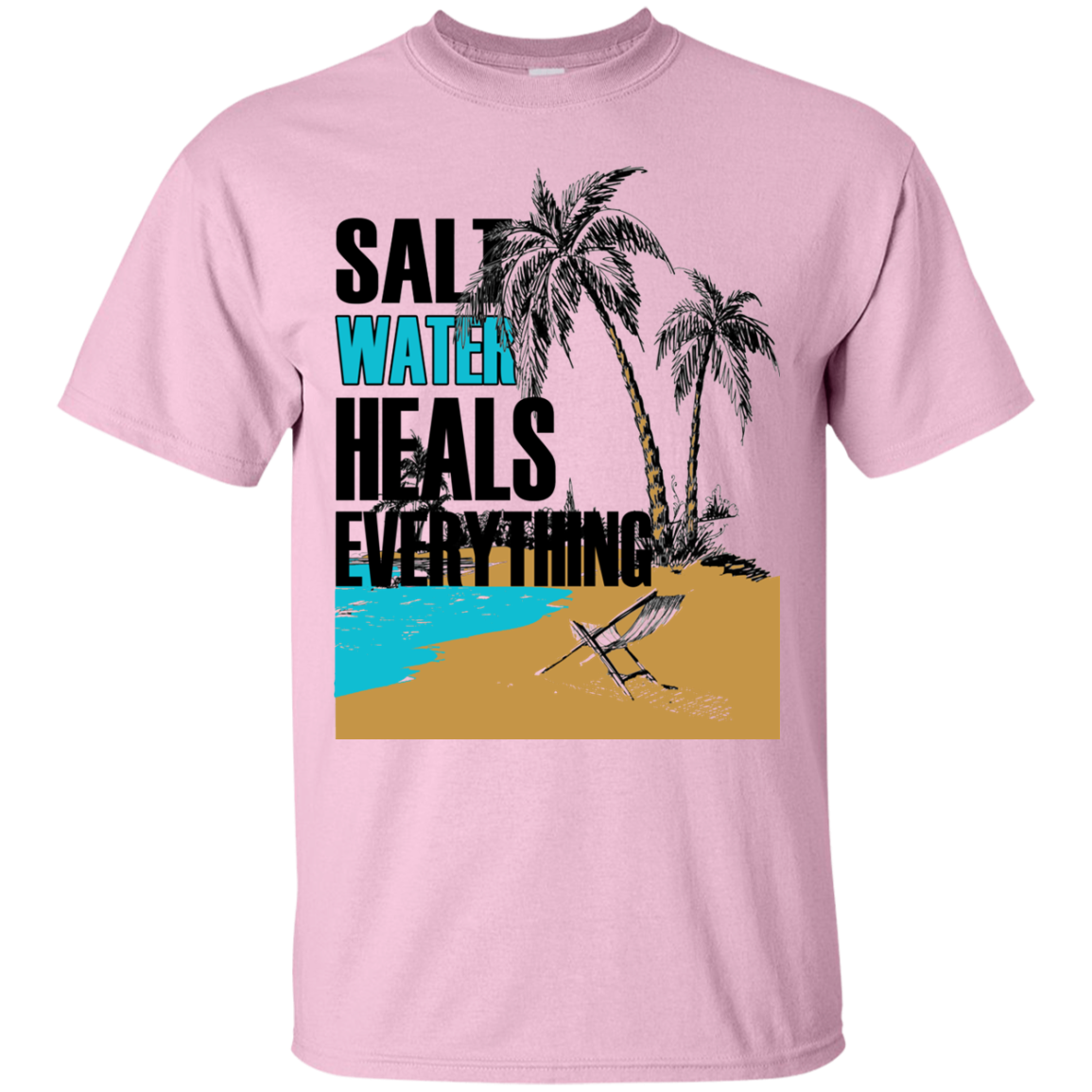 Salt Water Heals Everything Shirt, Hoodie, Tank - TeeDragons