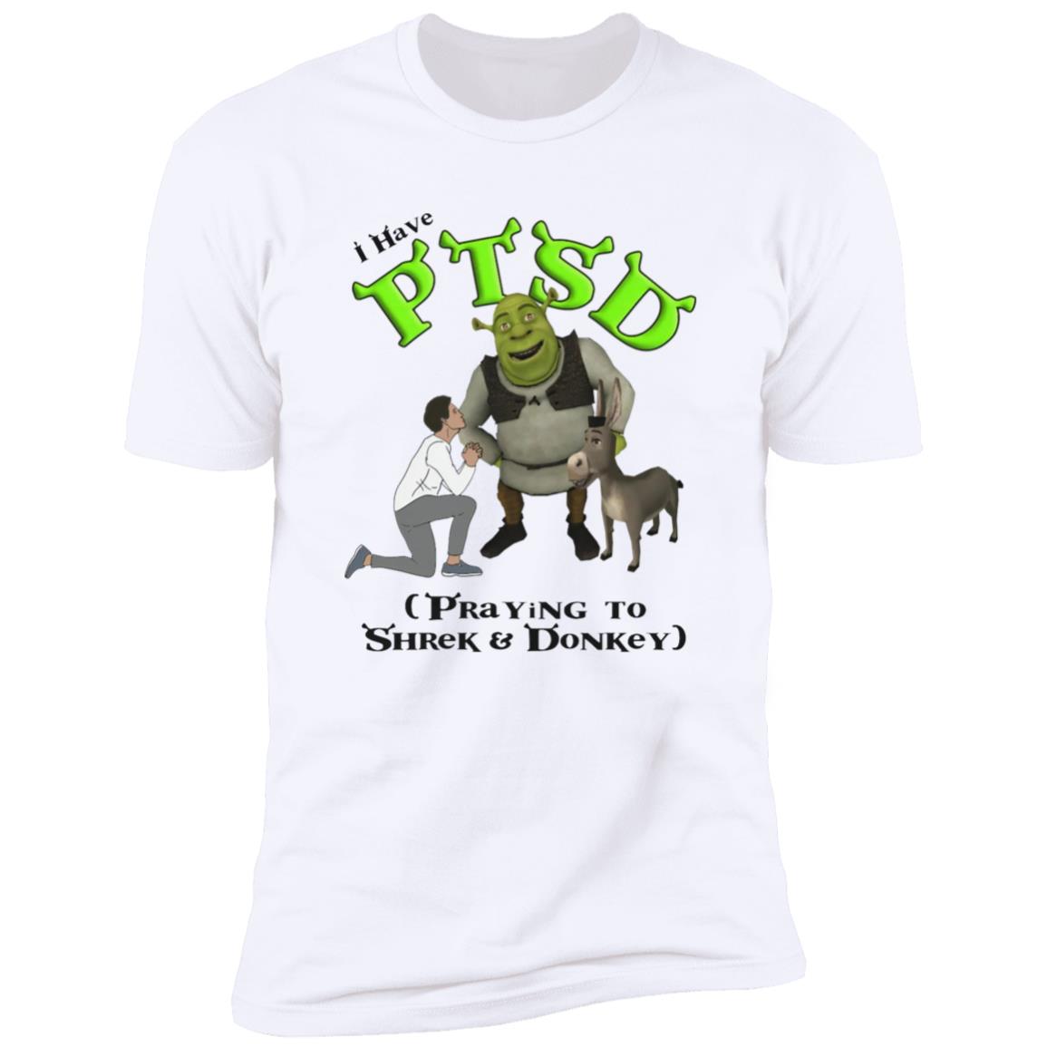 I Have PTSD Praying To Shrek And Donkey Shirt