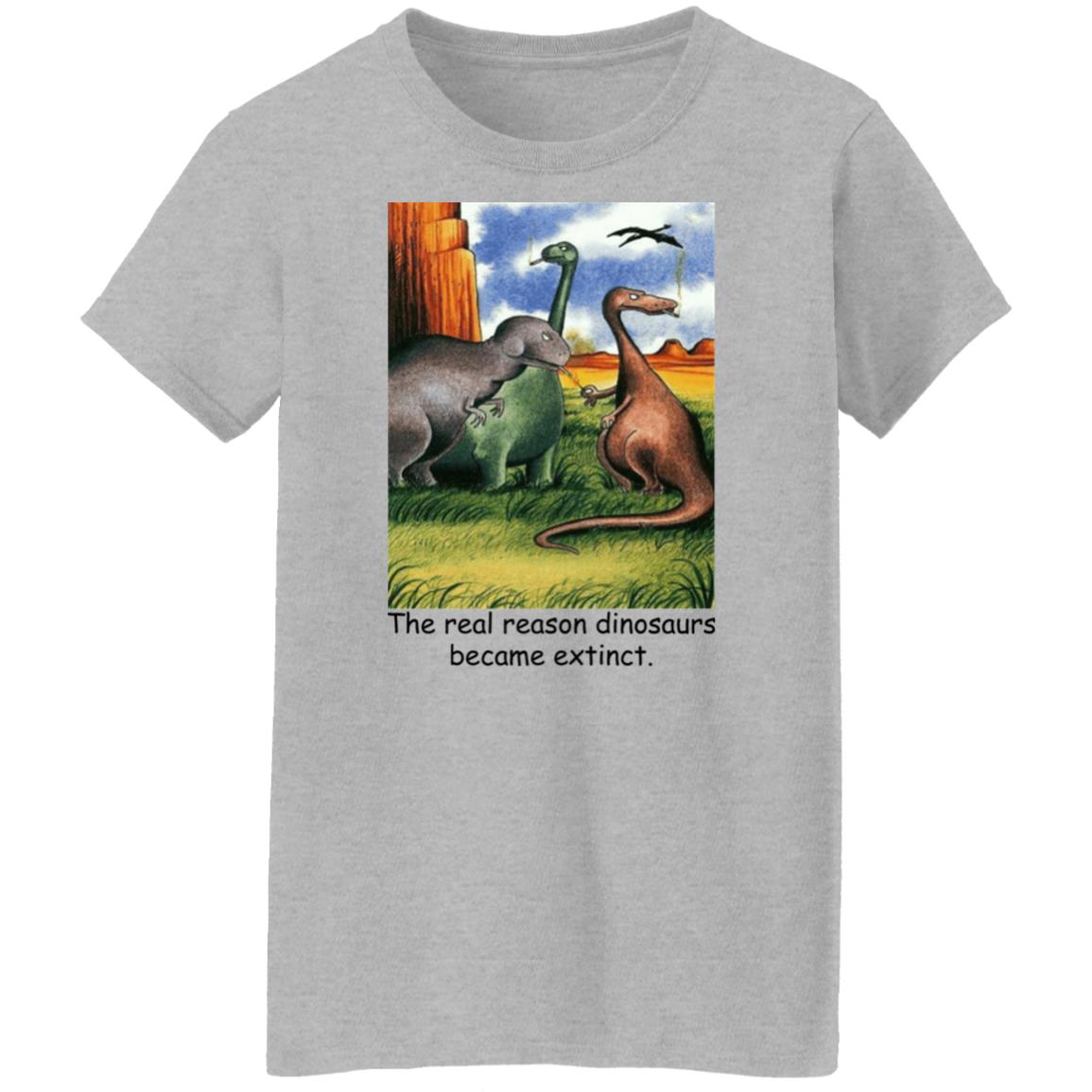 Dinosaurs Smoke - The Real Reason Dinosaurs Became Extinct Shirt
