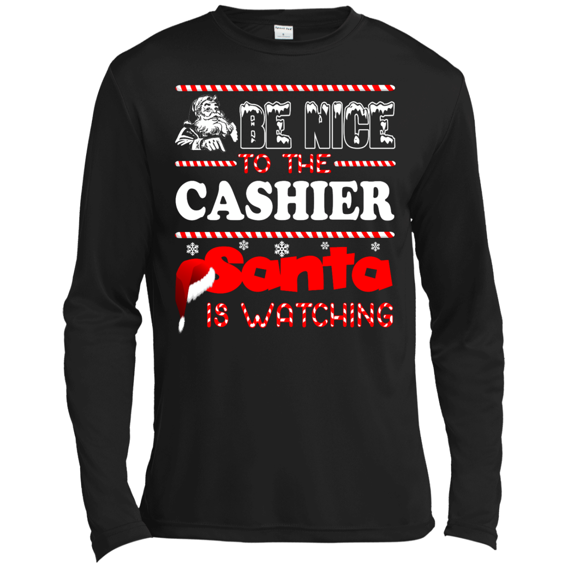 Be Nice To The Cashier Santa Is Watching Shirt, Hoodie, Tank - TeeDragons