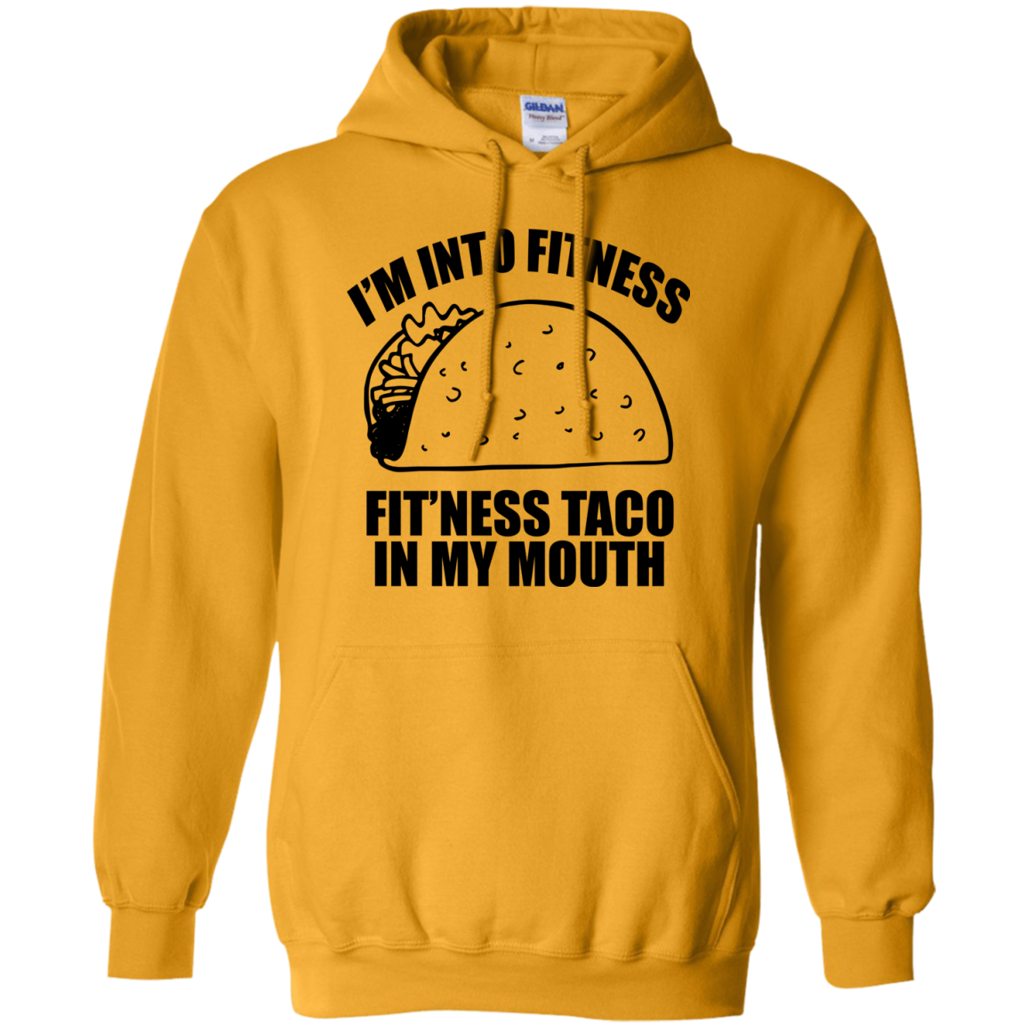 I'm Into Fitness -  Fit'ness Taco In My Mouth T-Shirt - TeeDragons