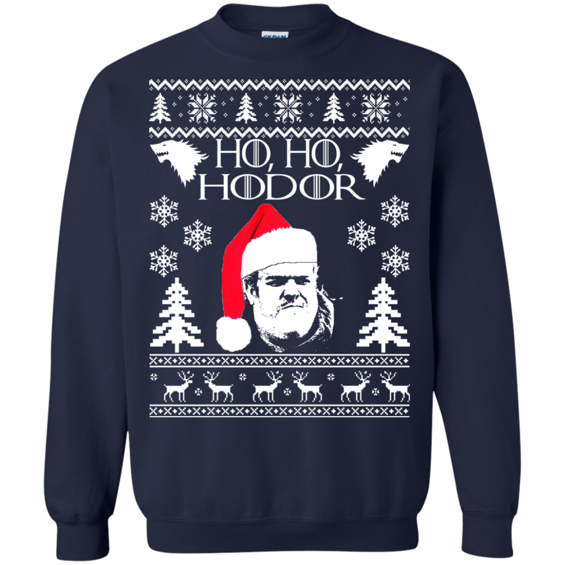 Game Of Thrones - Ho Ho Hodor Christmas Sweater - TeeDragons