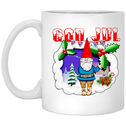 GOD JUL Norwegian Christmas Mugs - TeeDragons