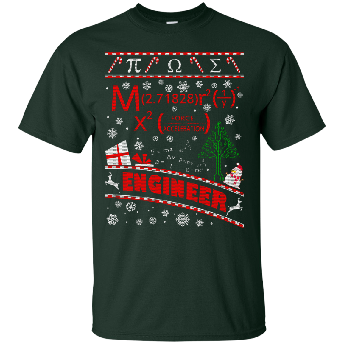 Engineering Ugly Christmas Sweatshirt, Hoodie - TeeDragons