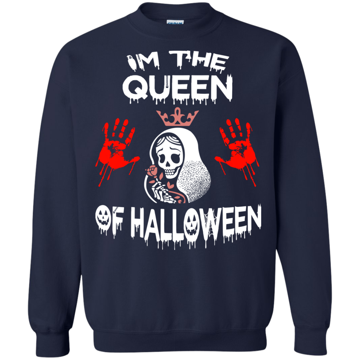 Im The Queen Of Halloween Shirt, Hoodie, Tank - TeeDragons