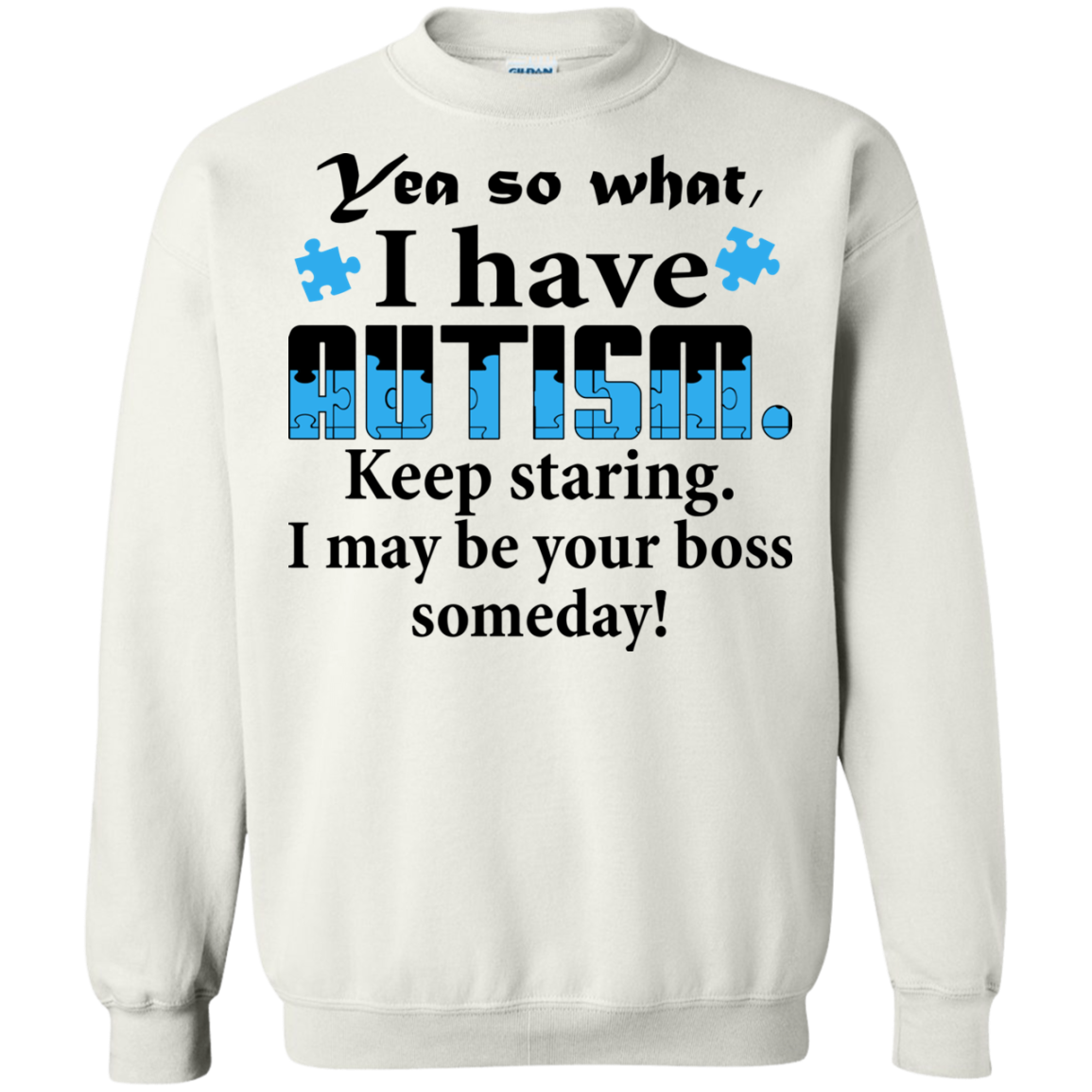 I Have Autism - Beep Staring - I May Be Your Boss Someday T-Shirt - TeeDragons