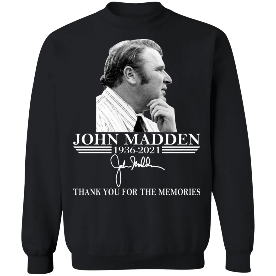 John Madden - Thank You For The Memories Shirt