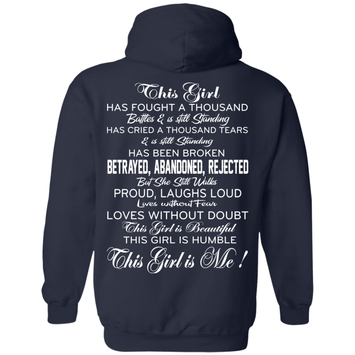 This Girl Is Beautiful, This Girl Is Humble Shirt, Hoodie, Tank - Back Design - TeeDragons